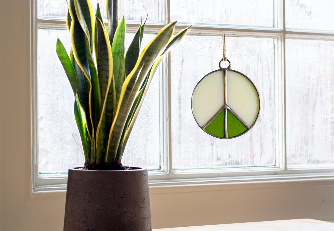 Peace Sign Suncatcher