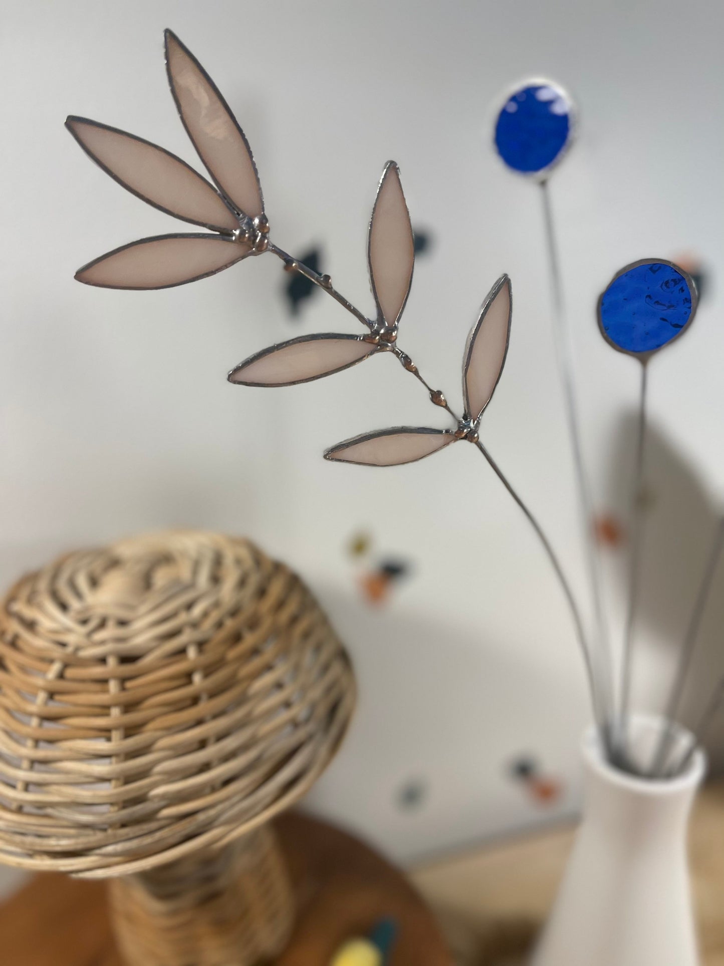 Stained Glass Floral Arrangement