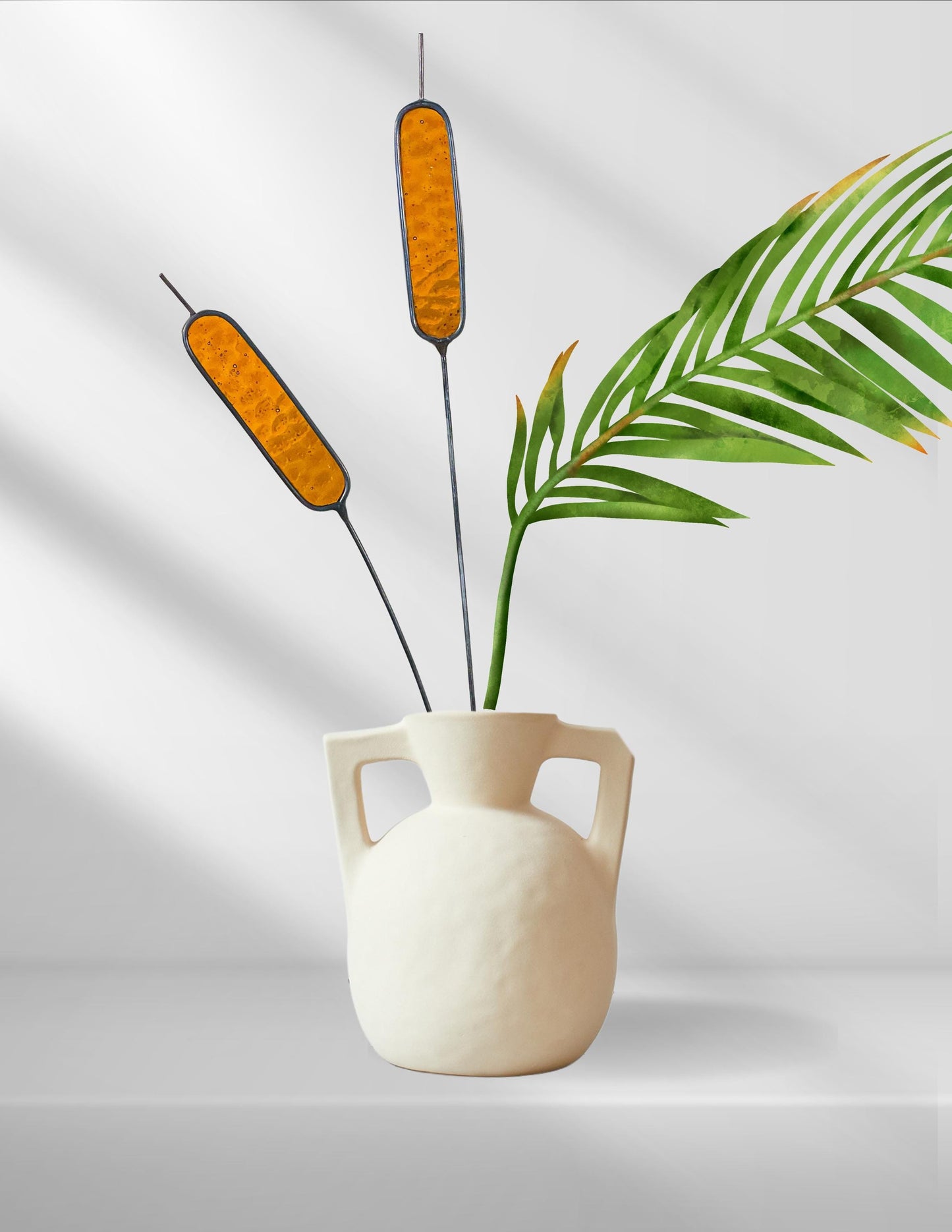 Glass Cattail Stems