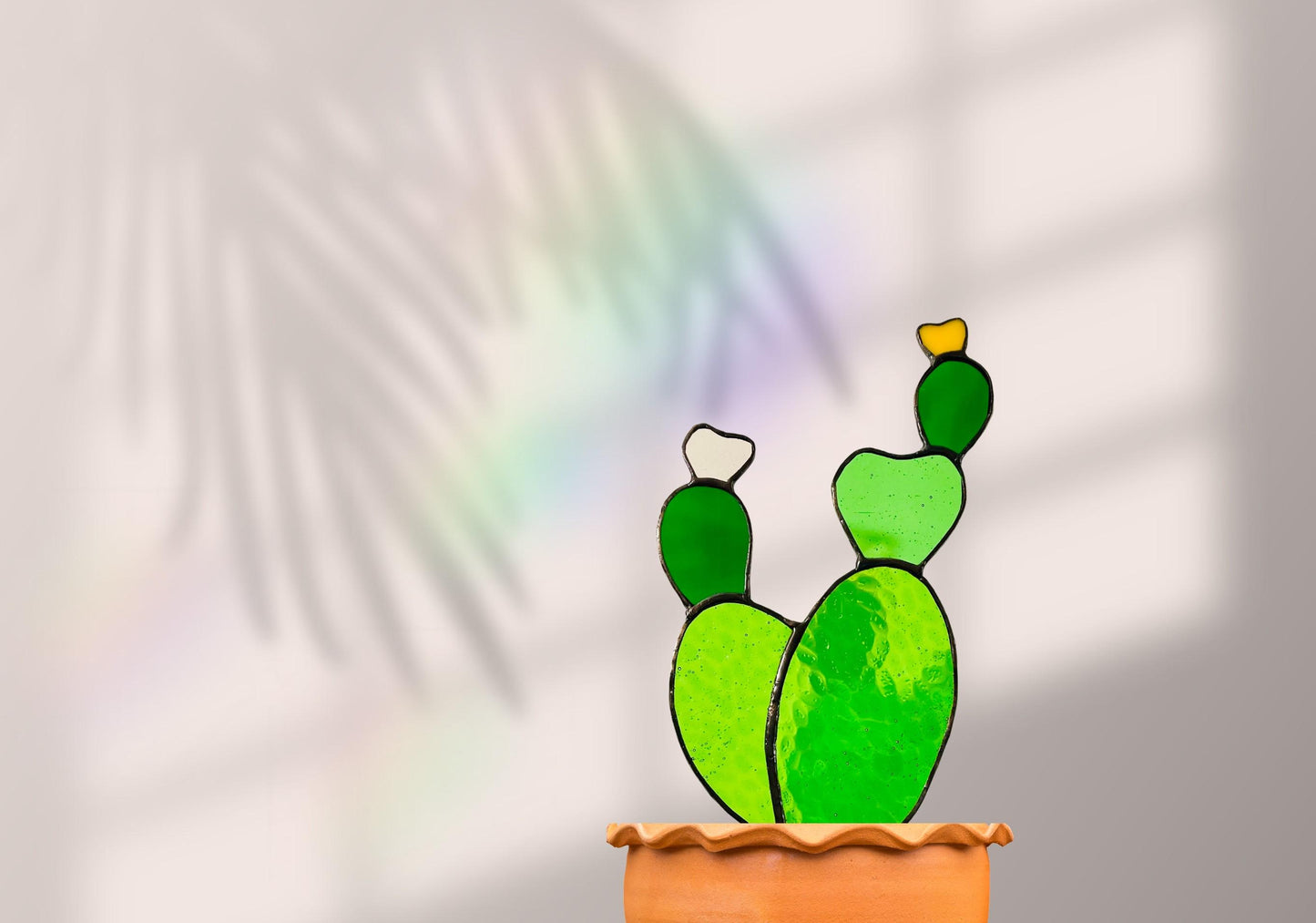 Glass Prickly Pear Cactus