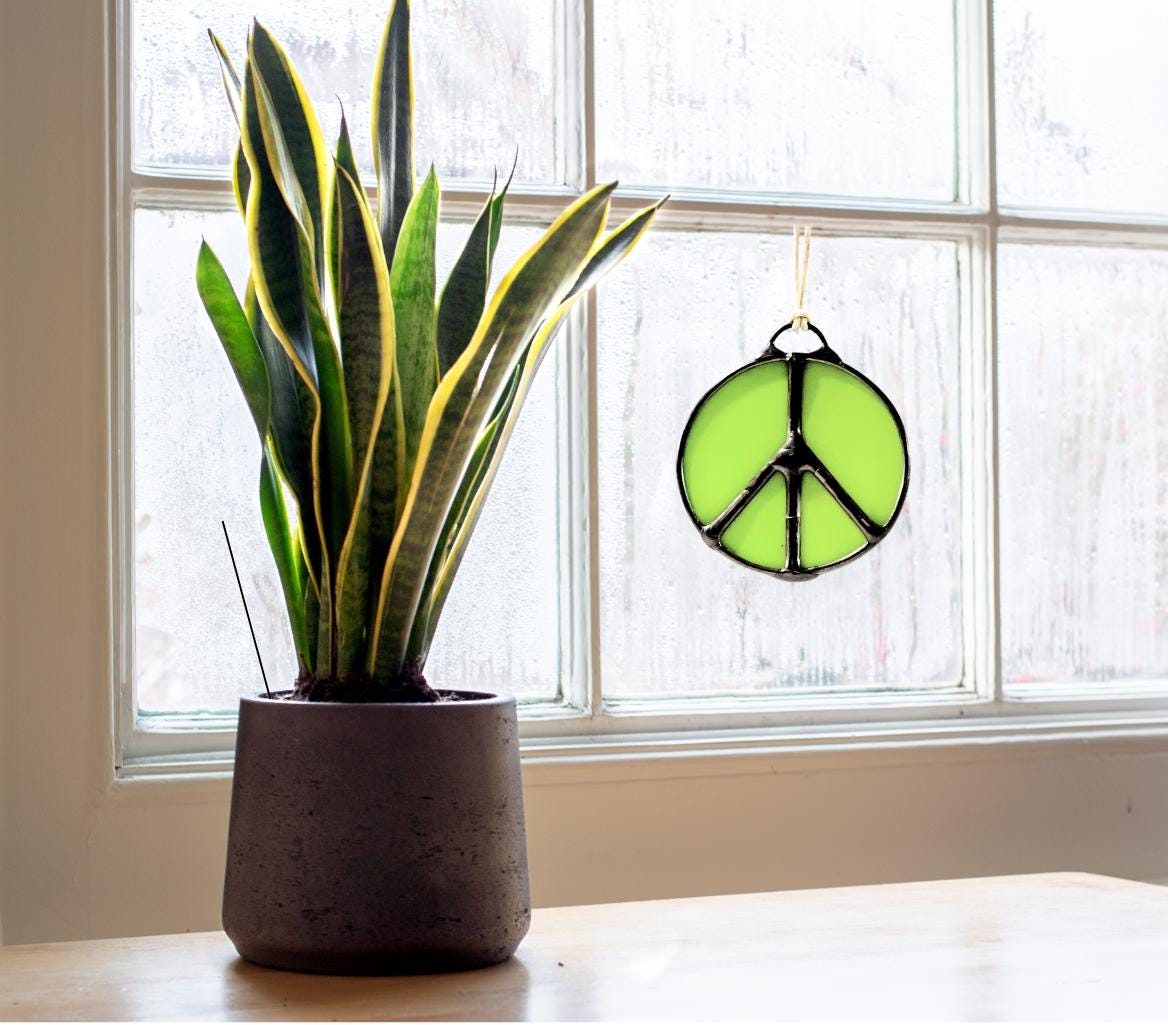 Peace Sign Suncatcher