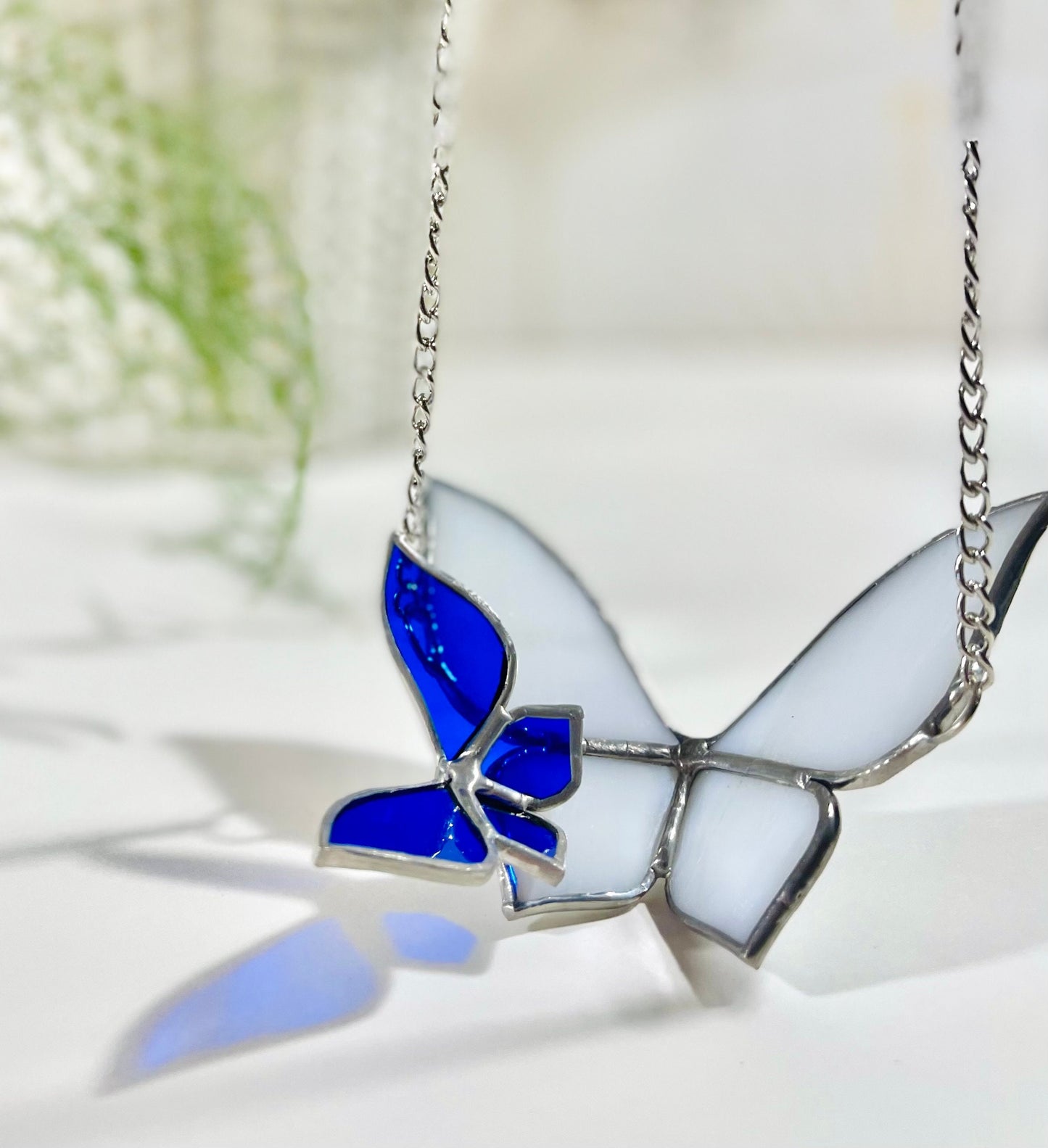Glass Butterfly in Flight