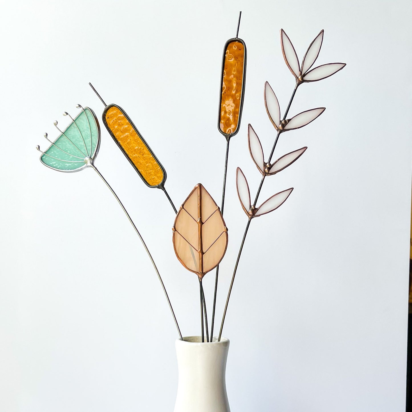 Stained Glass Floral Arrangement