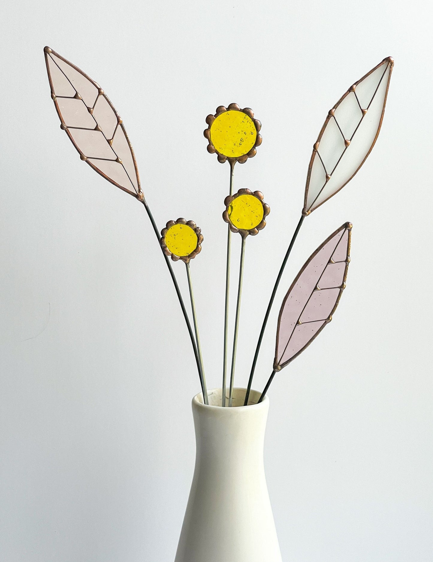 Stained Glass Floral Arrangement
