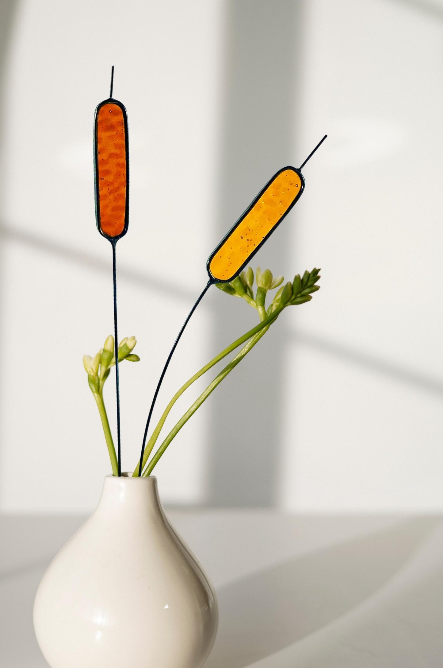 Glass Cattail Stems