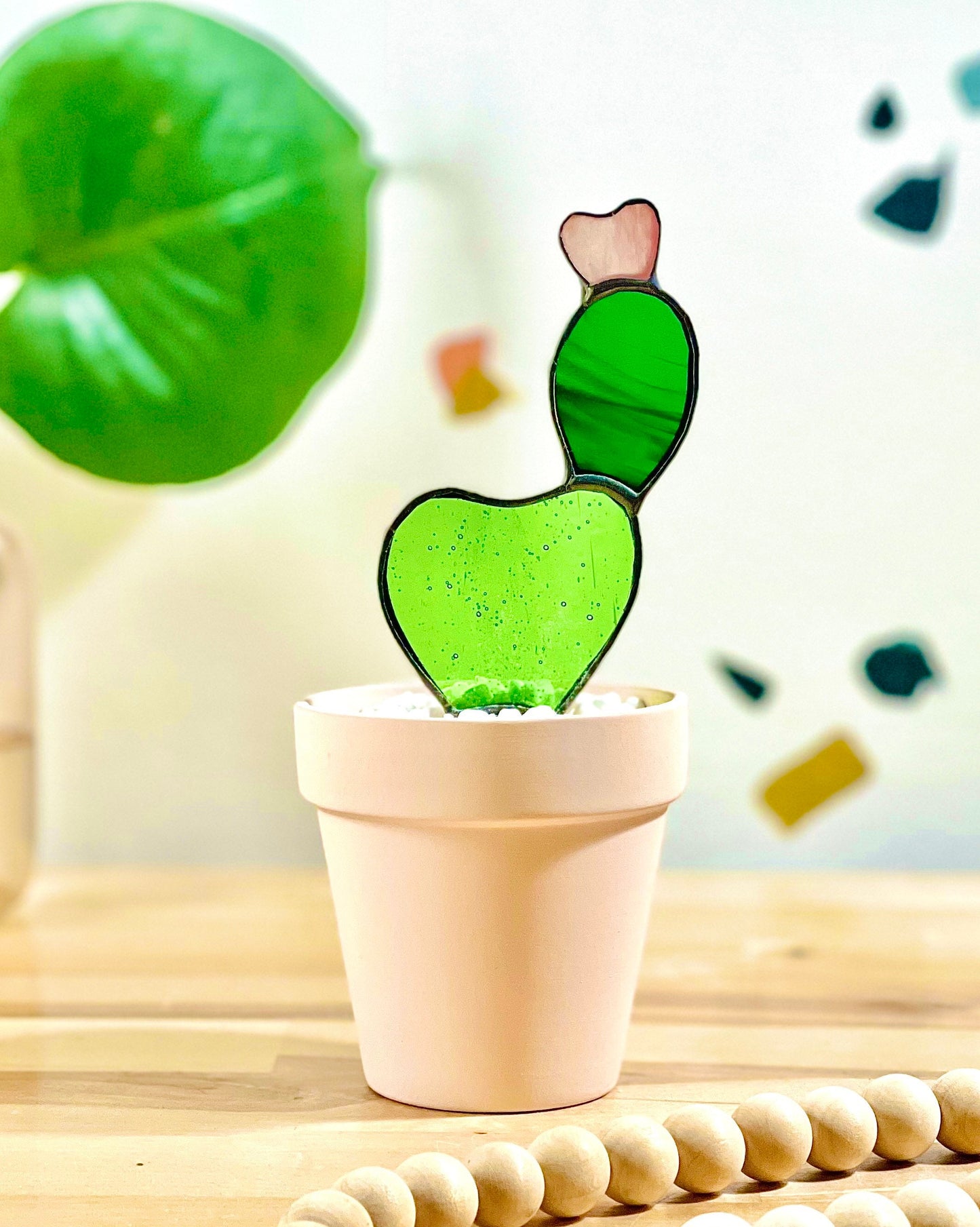 Baby Prickly Pear Glass Cactus