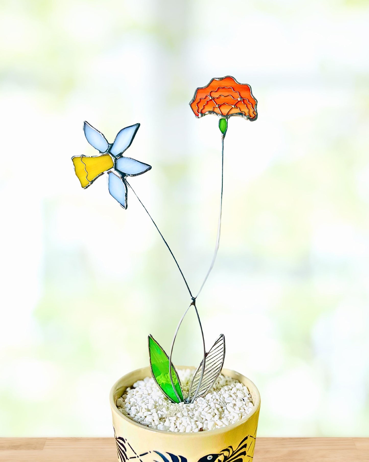Daffodil+ Marigold Flower Stem