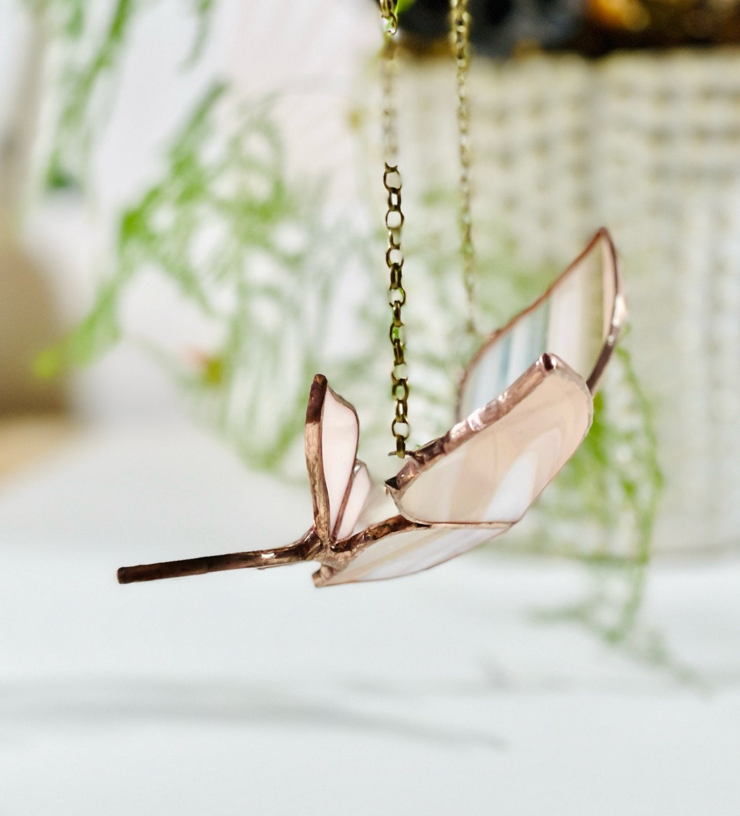 Glass Butterfly in Flight
