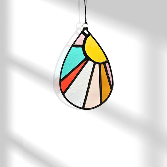 Drop of Sunshine Stained Glass Suncatcher
