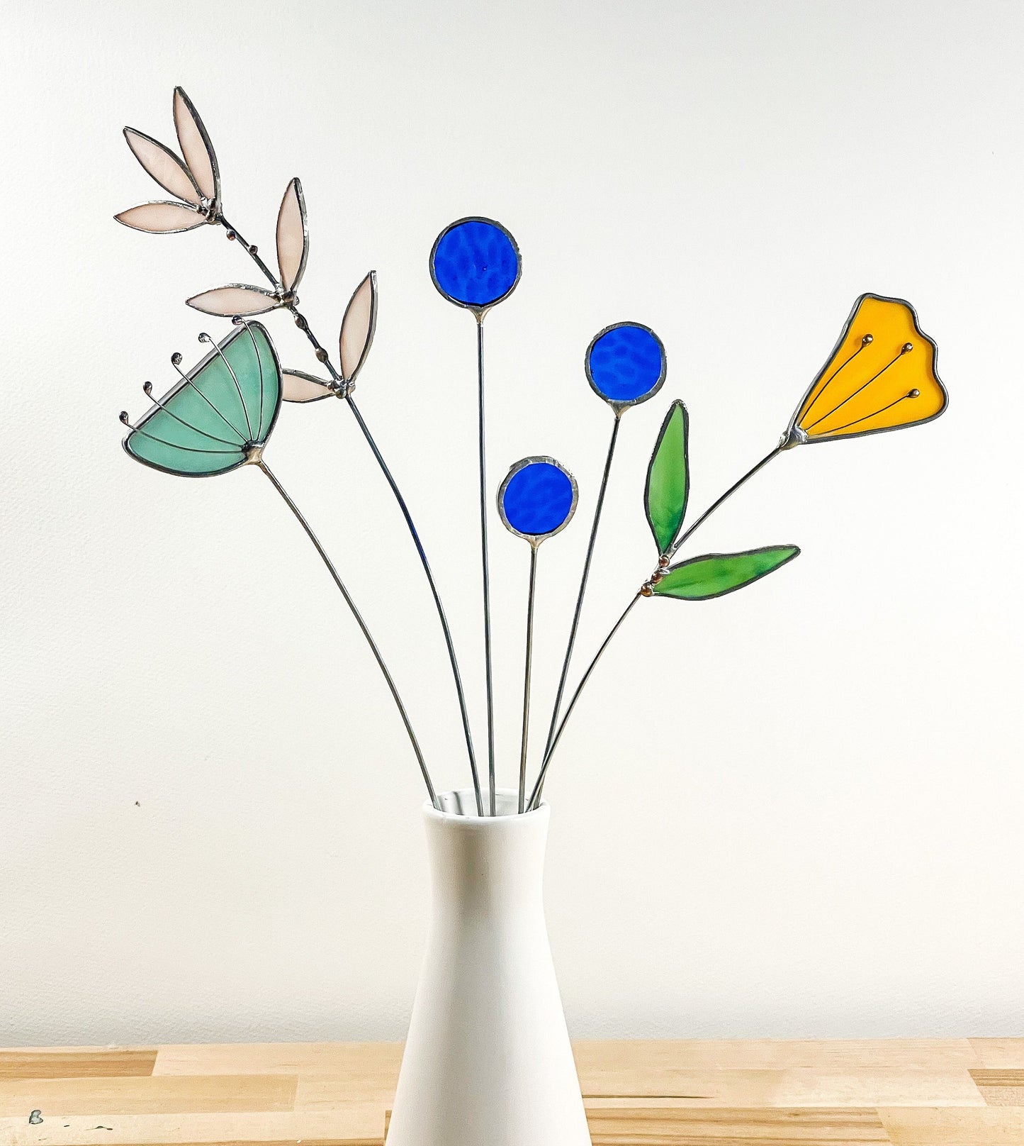 Stained Glass Flower Bouquet
