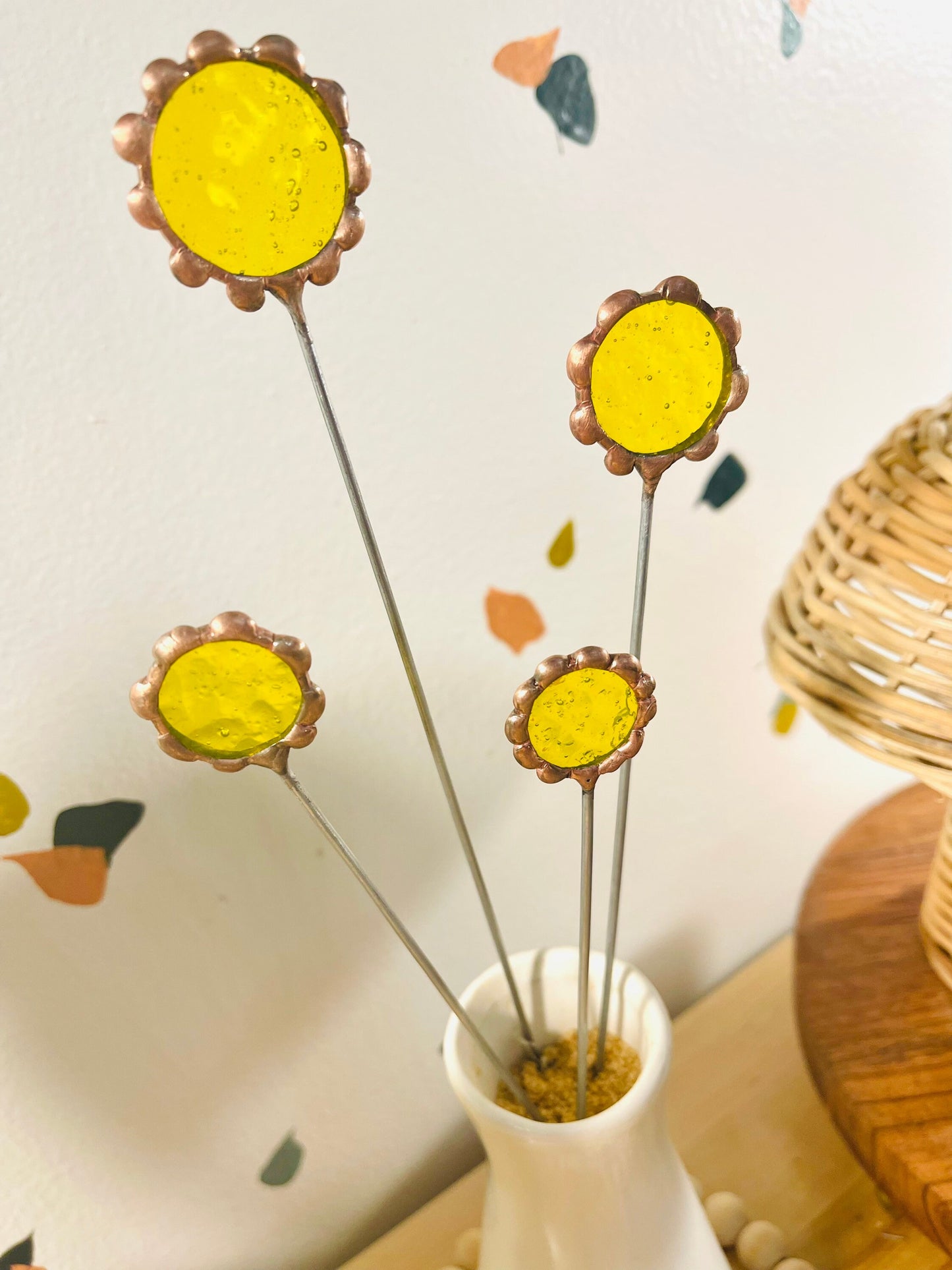 Glass Buttercup Set