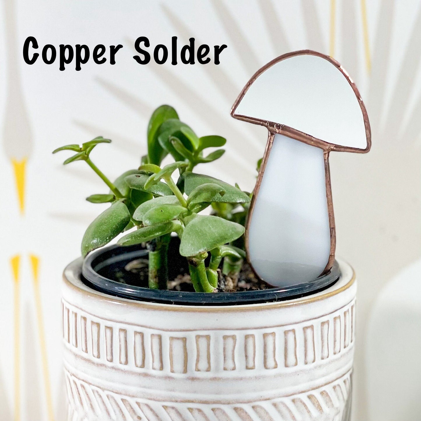 Mirror Mushroom Plant Stake