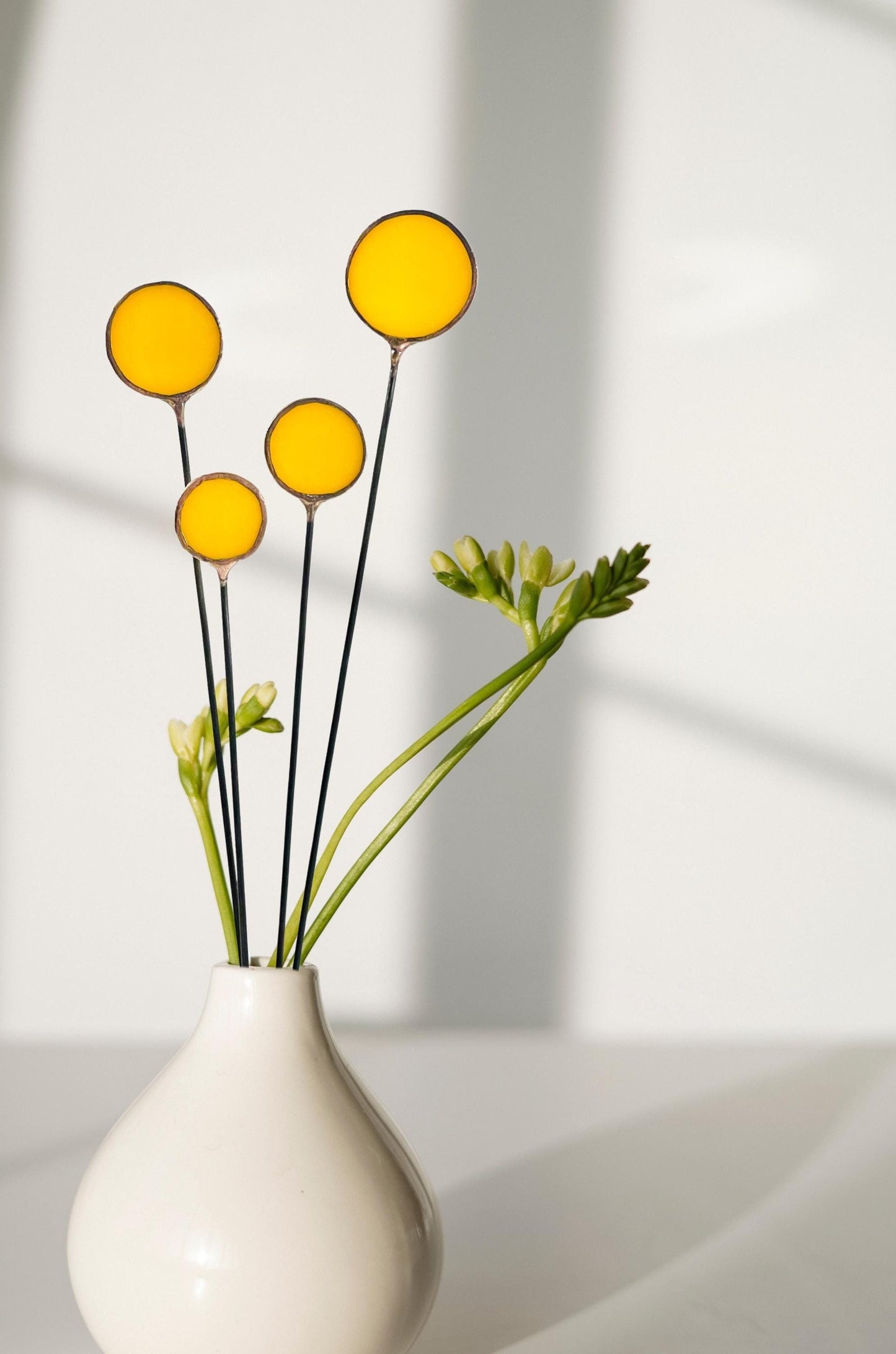 Glass Billy Button Stems