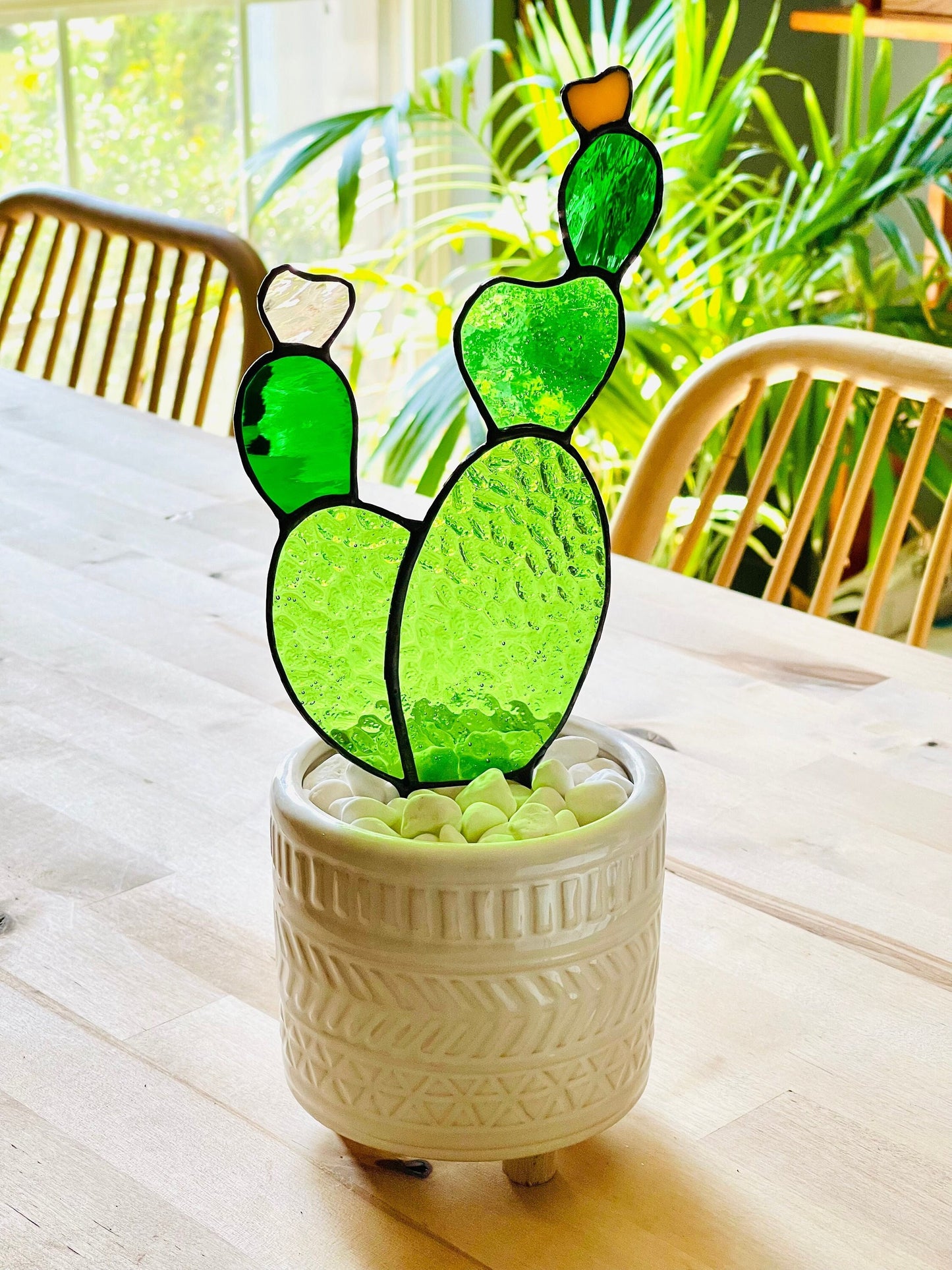 Glass Prickly Pear Cactus