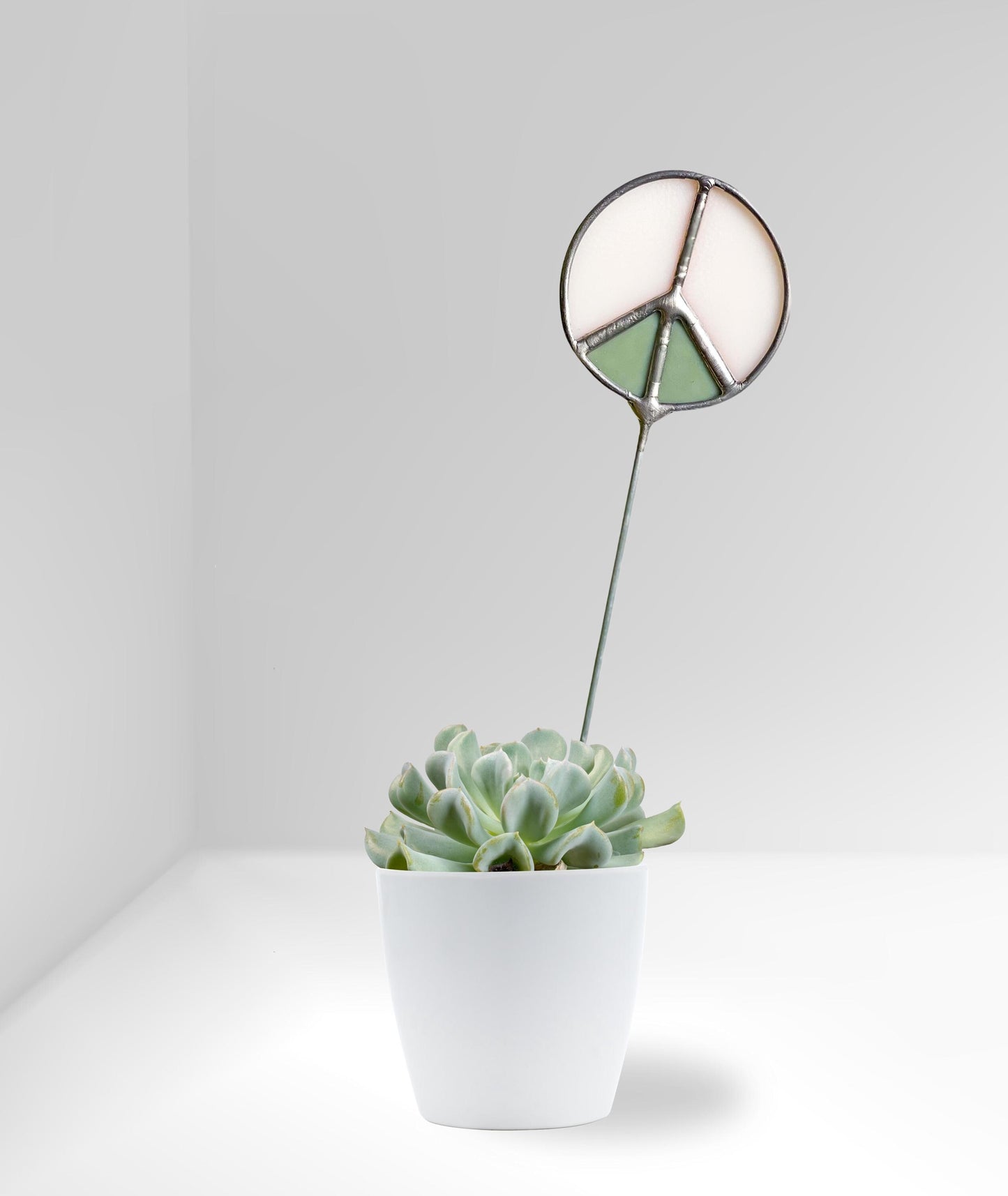 Peace Sign Plant Stake