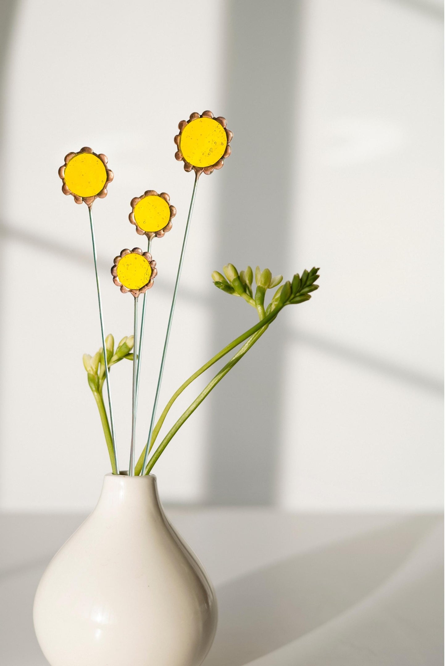 Stained Glass Floral Arrangement