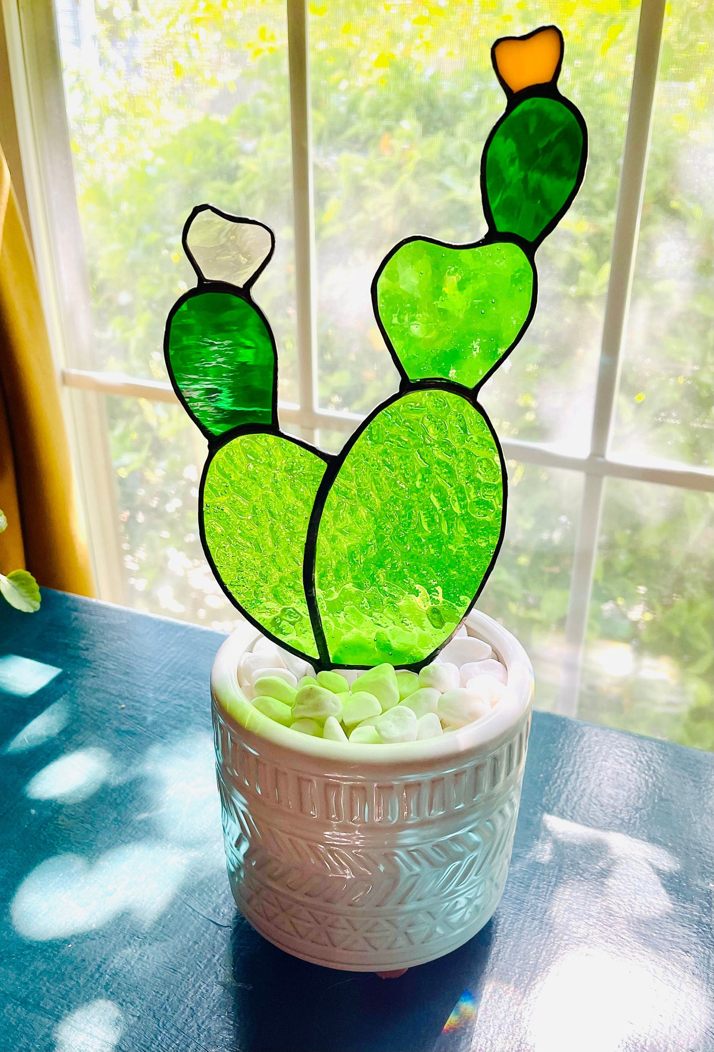 Glass Prickly Pear Cactus