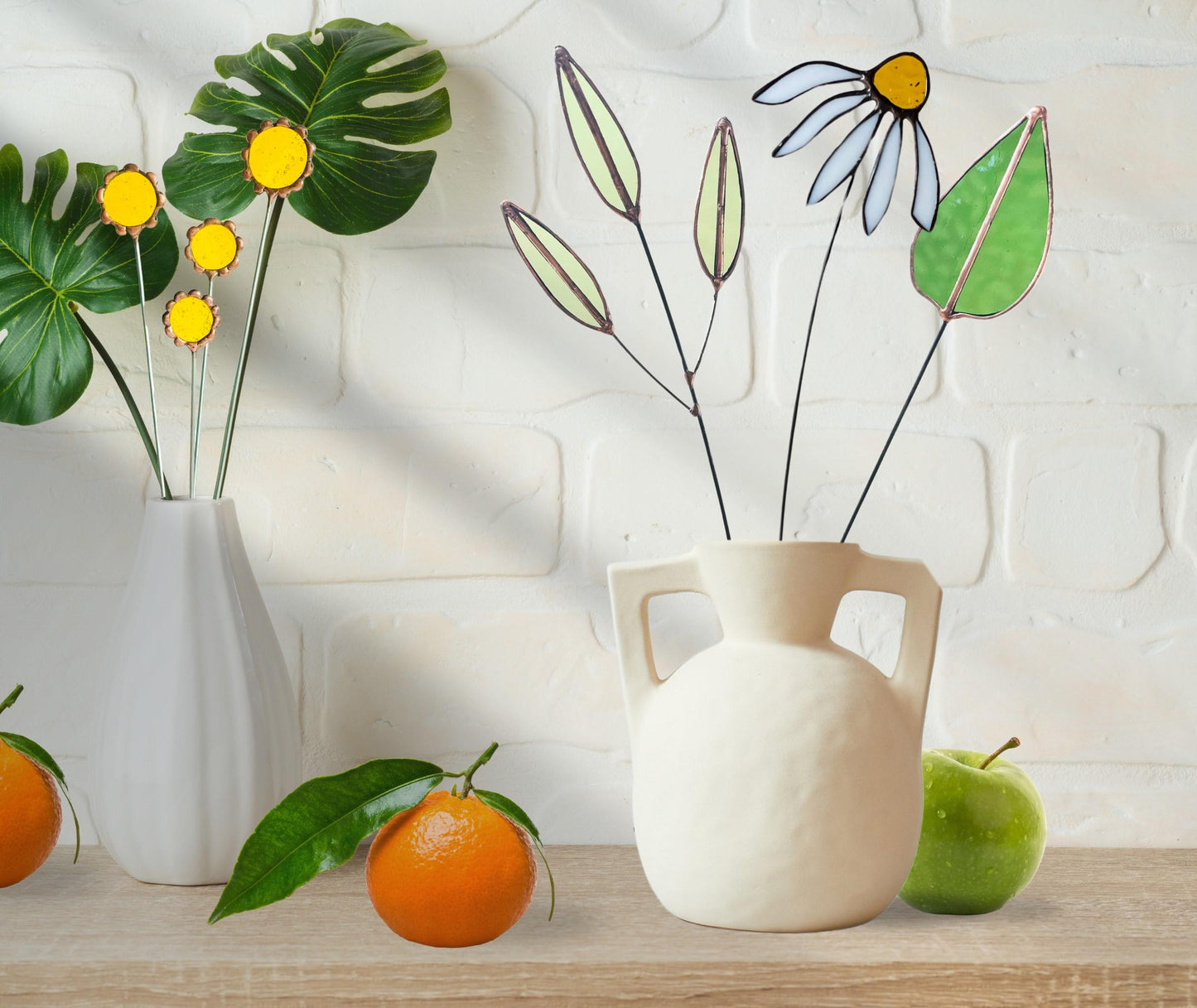 Glass Buttercup Set