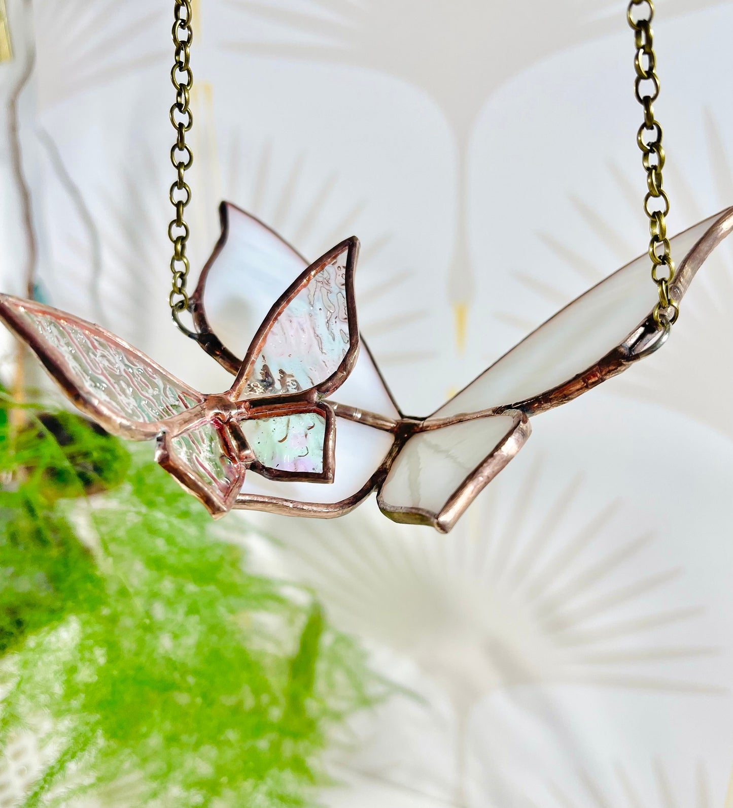 Glass Butterfly in Flight