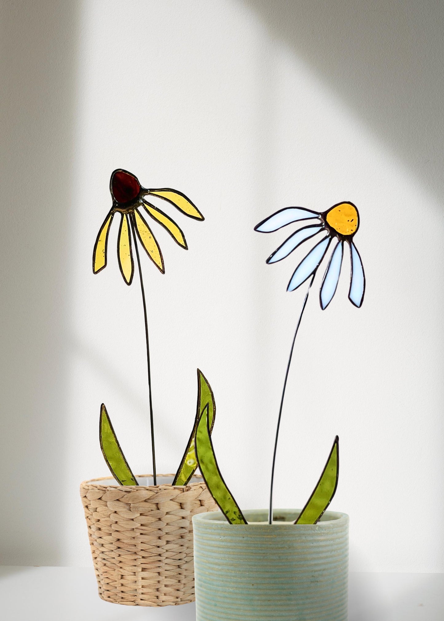 Black Eyed Susan Glass Stem