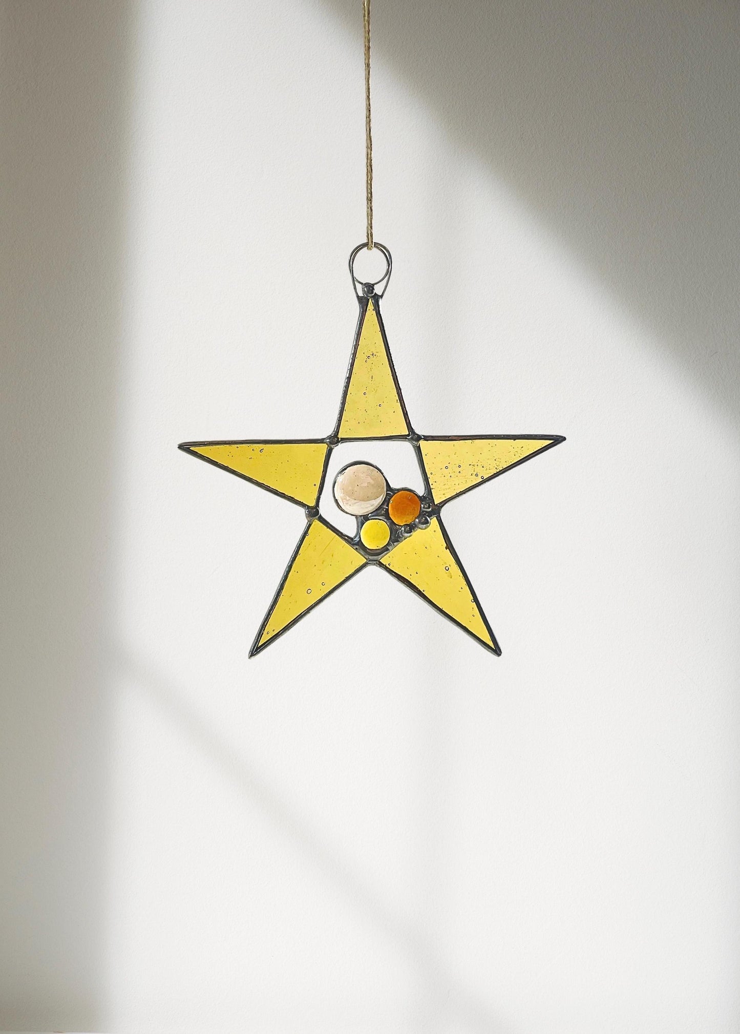 Gold Wishing Star Suncatcher