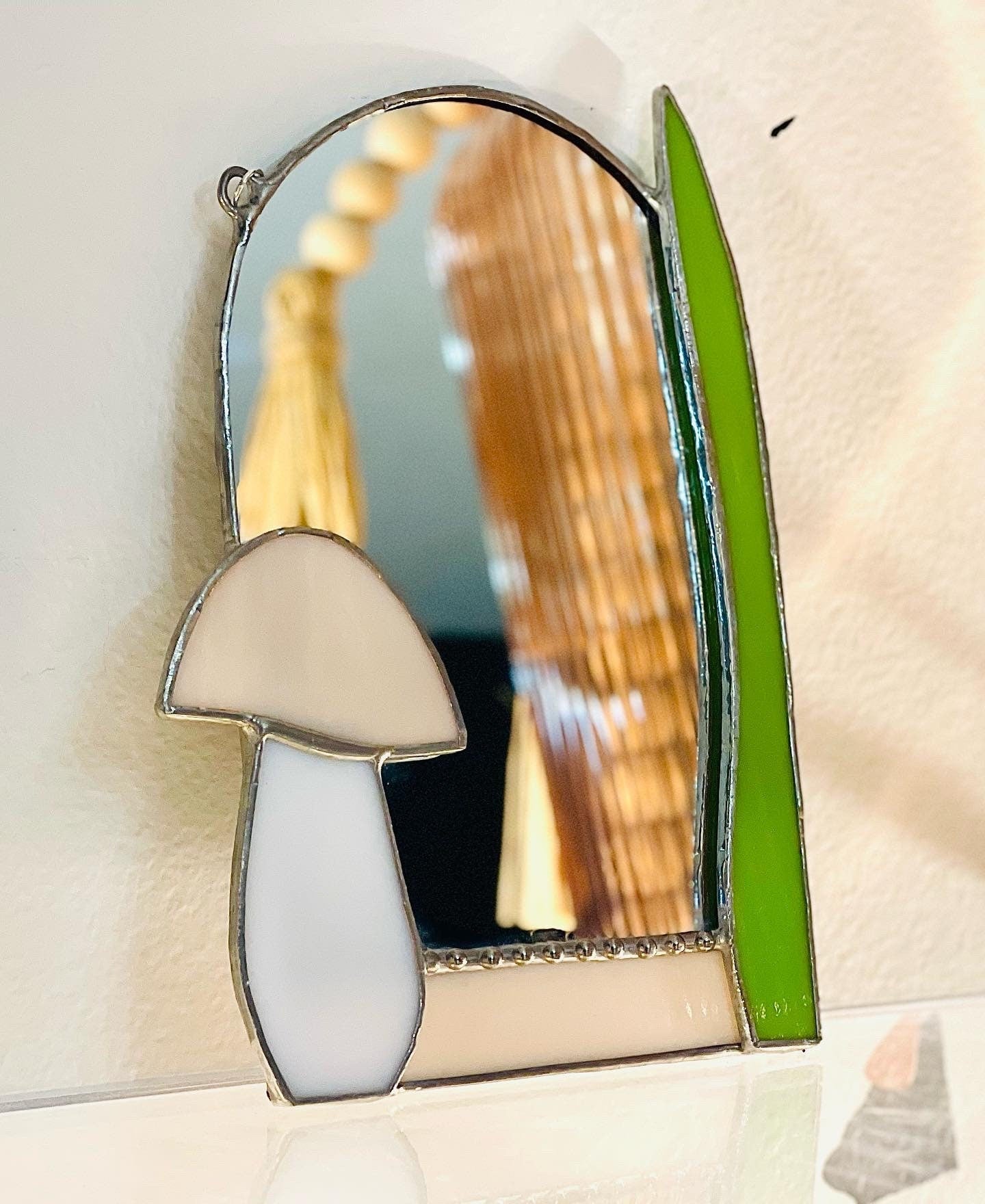 Small Mushroom Accent Mirror