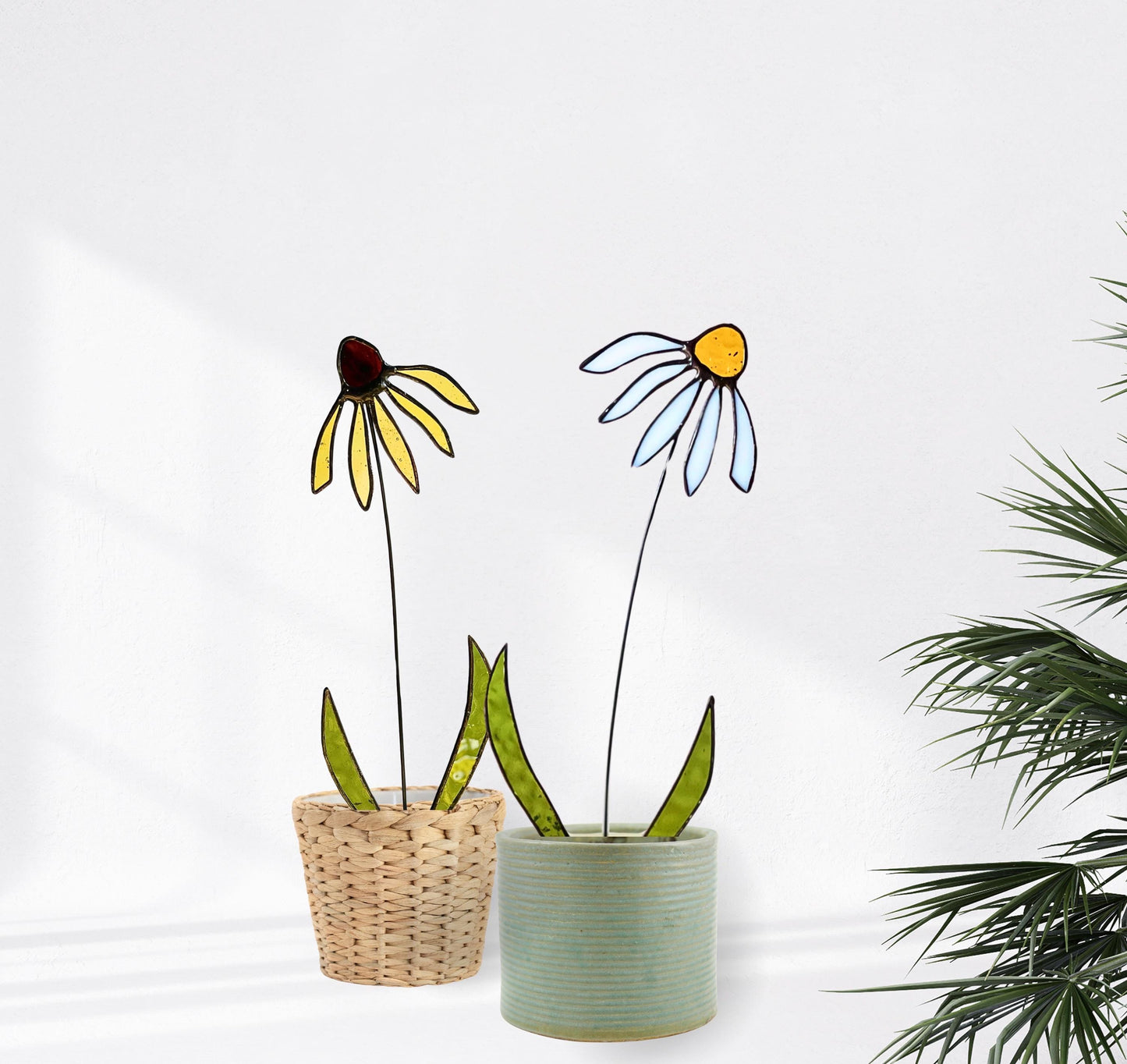 Black Eyed Susan Glass Stem