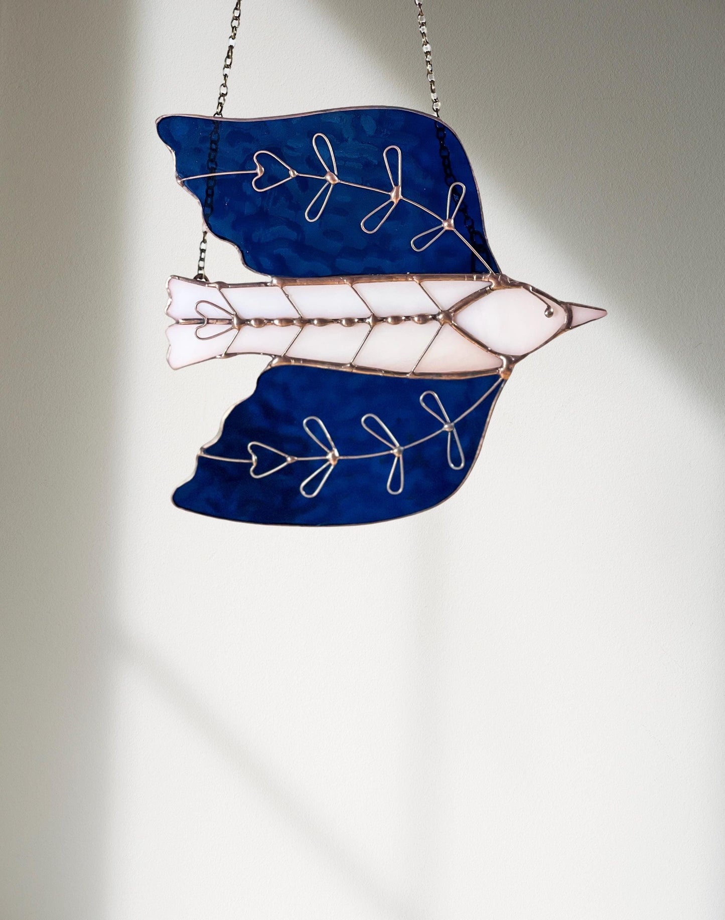 Stained Glass Folk Art Bird