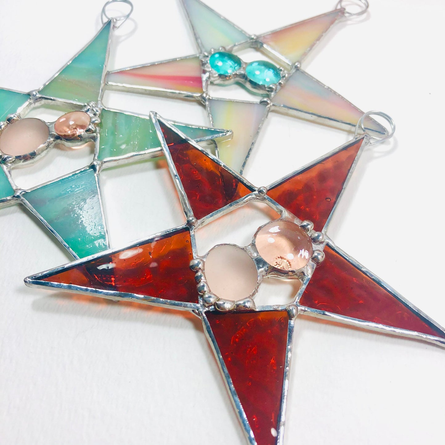 Dark Amber Wishing Star - Samara Designs Studio