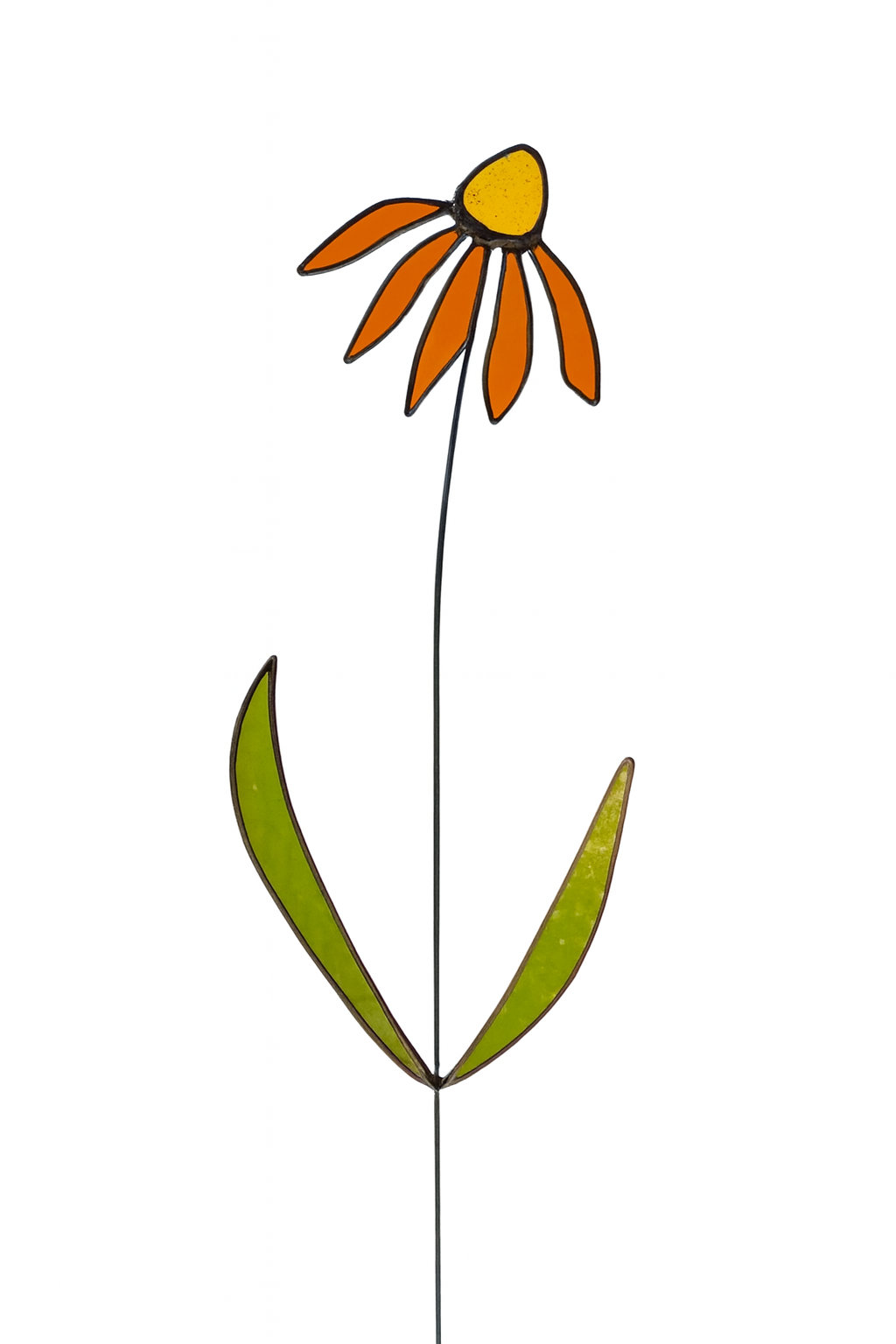 ๐ผ Handmade Stained Glass Coneflowers โ Unique Gift for Nature Lovers