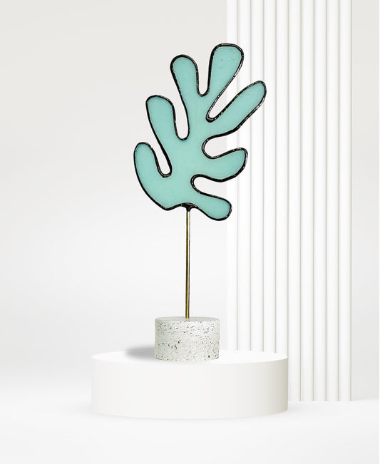 Matisse Inspired Stained Glass Sculpture - Samara Designs Studio