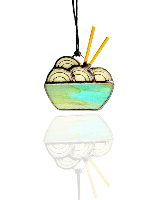 Mini Ramen Noodle Bowl Suncatcher - Samara Designs Studio