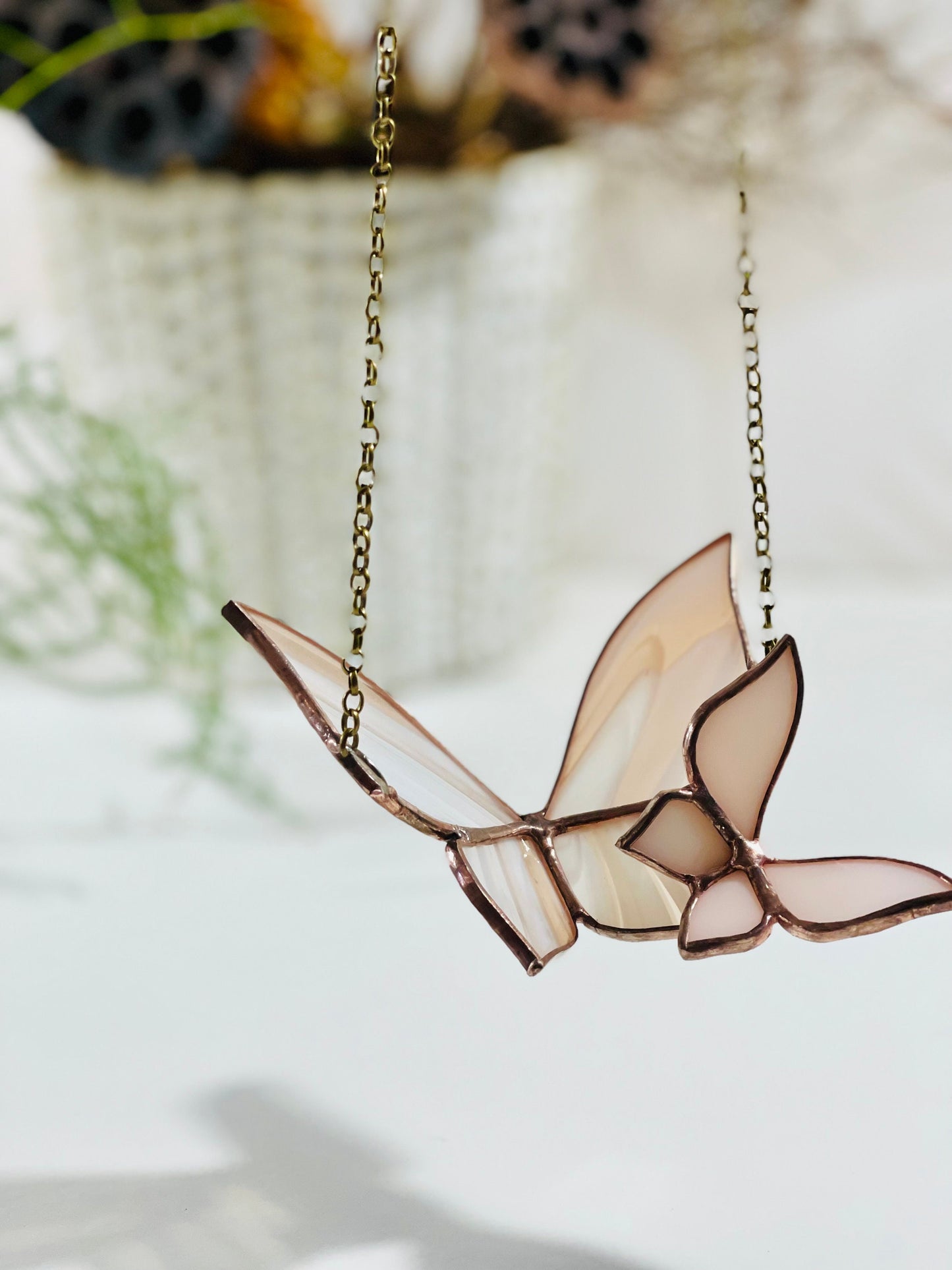 Glass Butterfly in Flight - Samara Designs Studio