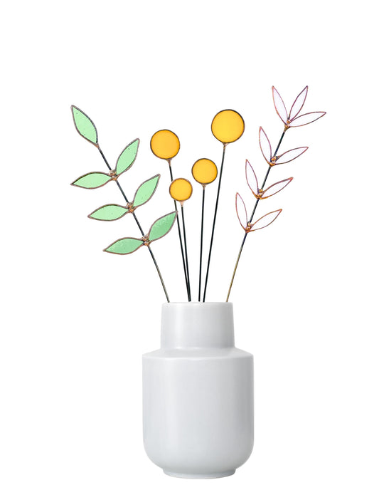 Stained Glass Floral Arrangement - Samara Designs Studio