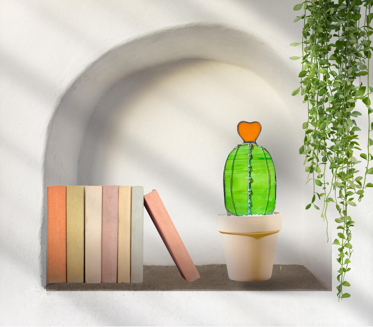 Baby Barrel Glass Cactus - Samara Designs Studio