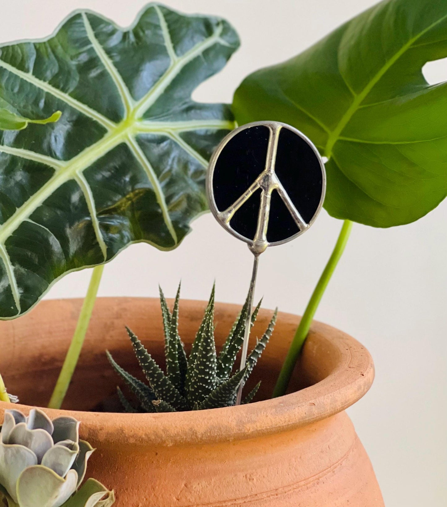 Peace Sign Plant Stake - Samara Designs Studio