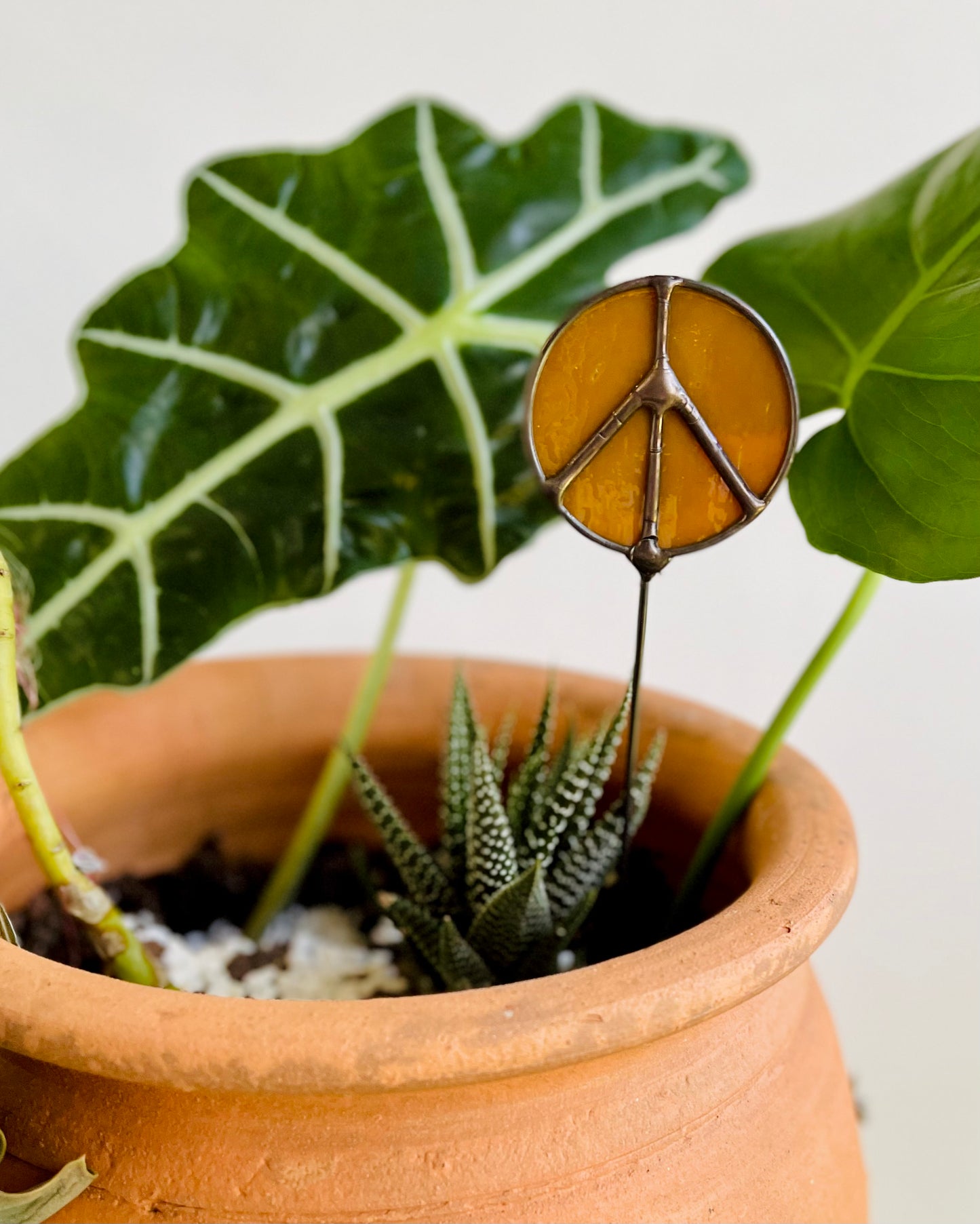 Peace Sign Plant Stake - Samara Designs Studio