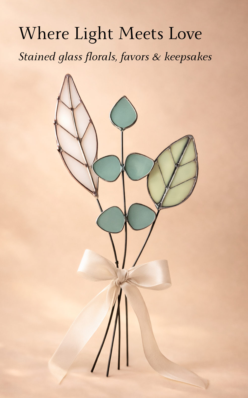 Wedding Decor Collection | Handcrafted Stained Glass by Samara Designs Studio