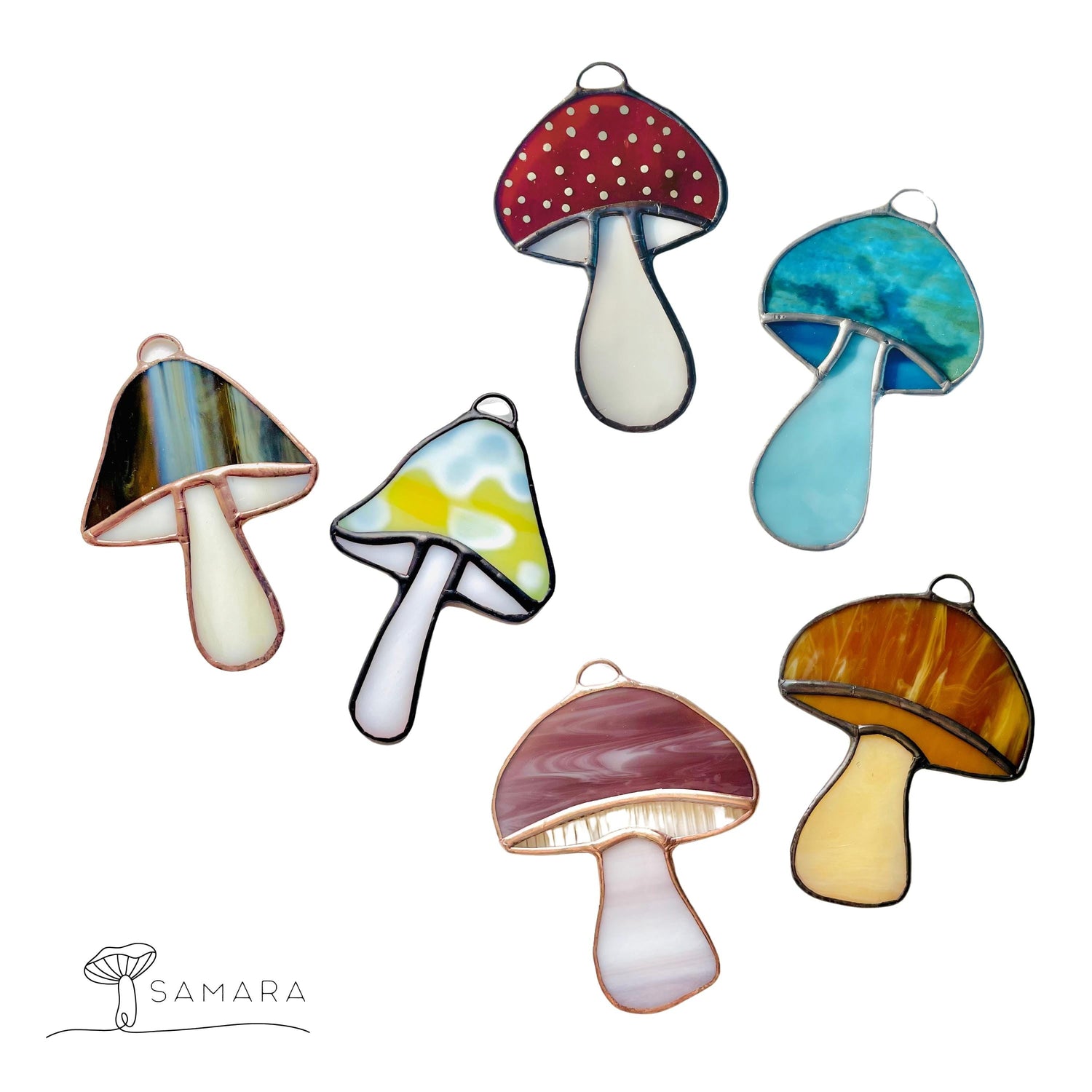 Mushroom Suncatchers