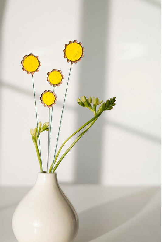 Glass Buttercup Set