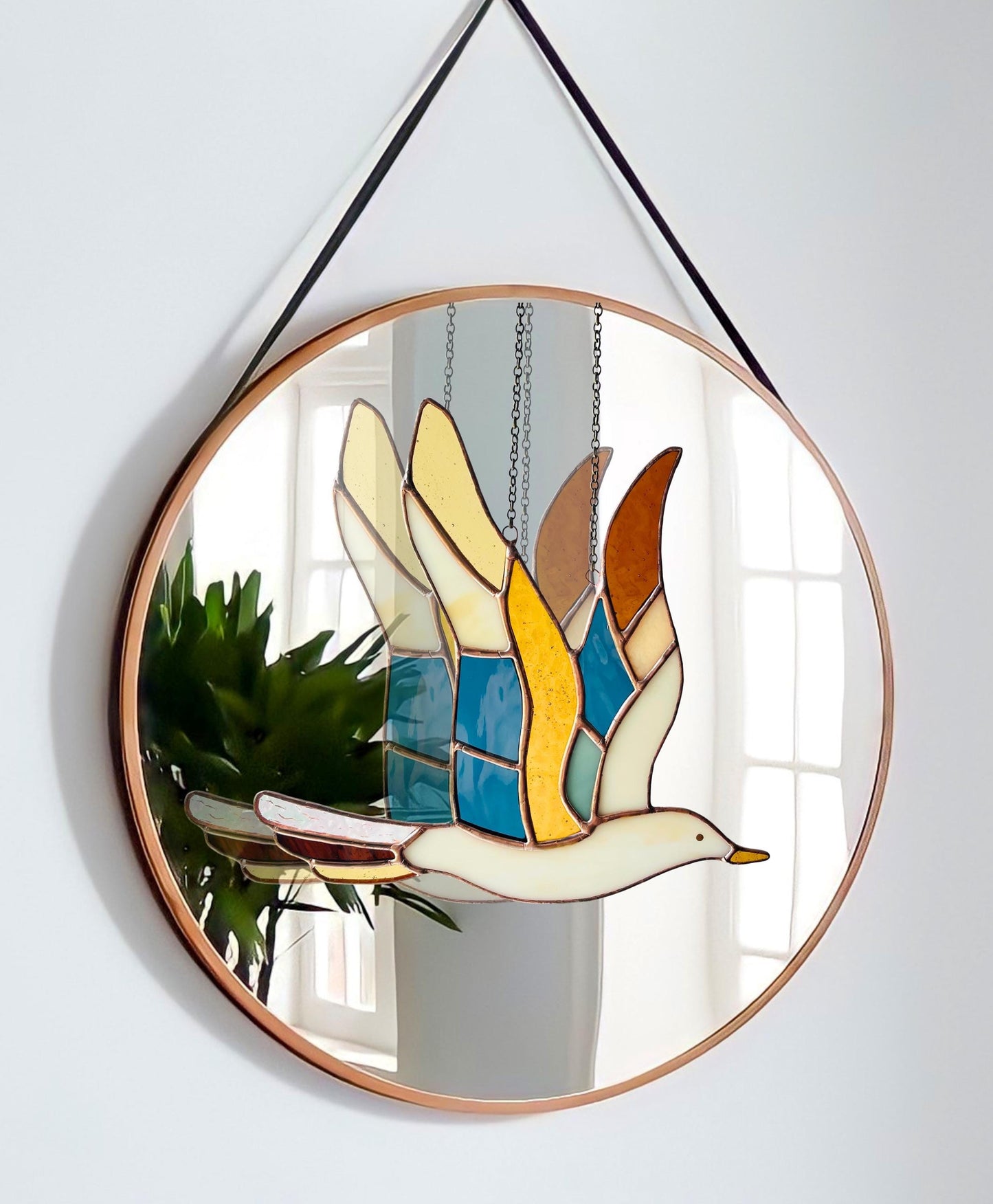 Stained Glass Seagull