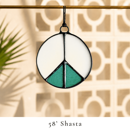 Peace Sign Christmas Ornament - Samara Designs Studio