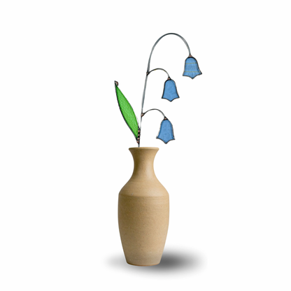Handmade Stained Glass Bluebell Stem
