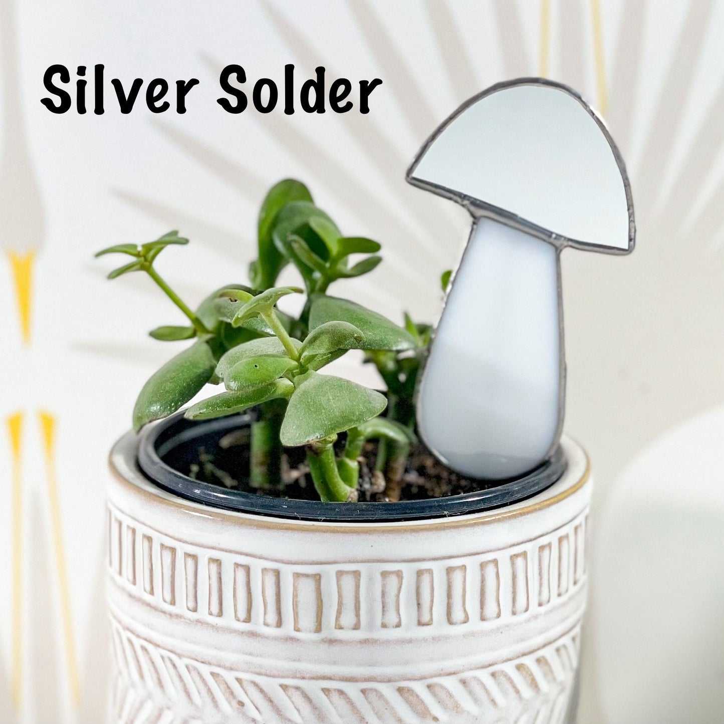 Mirror Mushroom Plant Stake