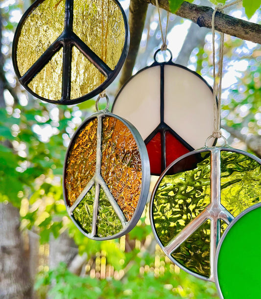 Peace Sign Suncatcher