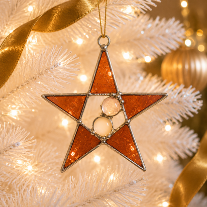 Retro Holiday Collection
Handmade Stained Glass Star Ornament Set - Samara Designs Studio