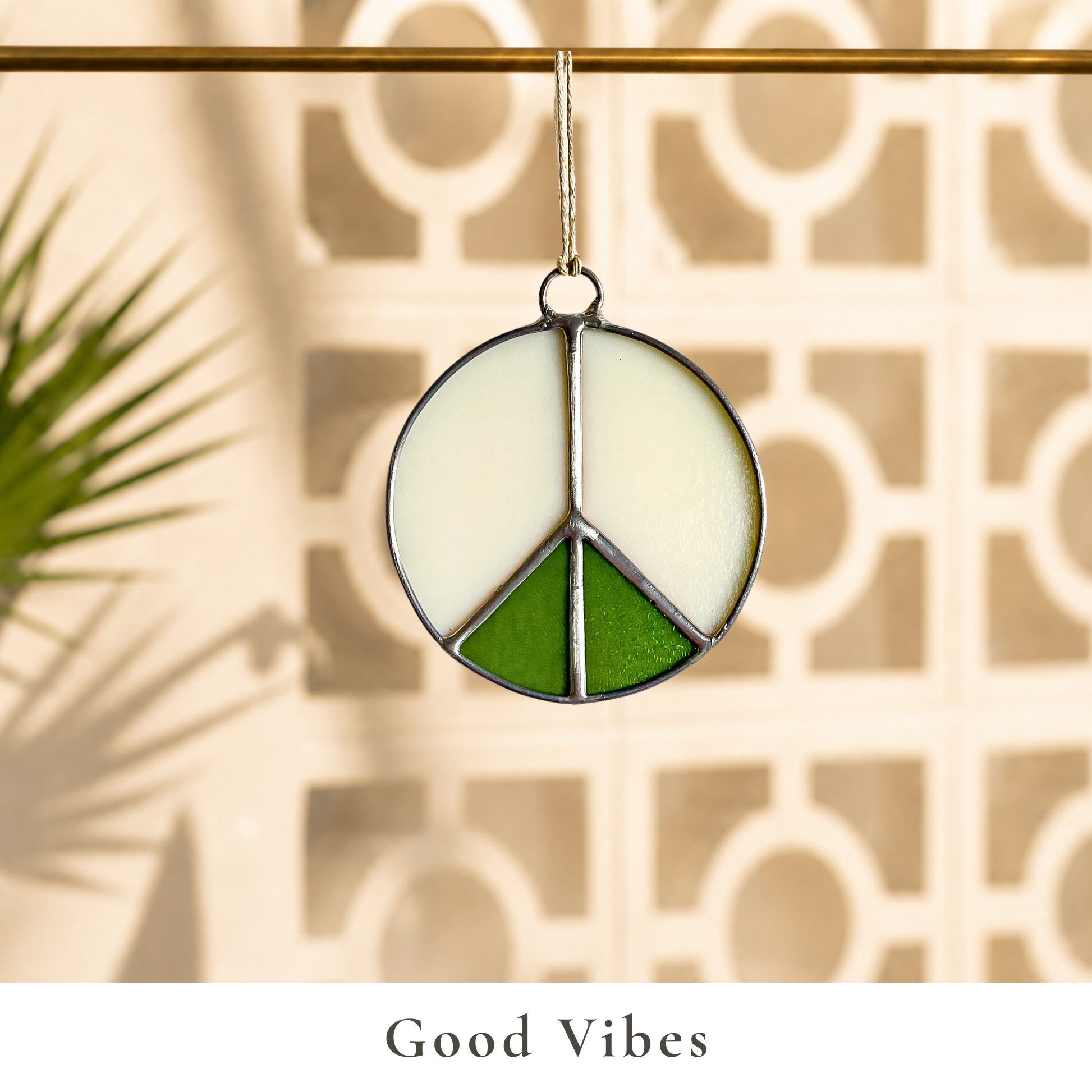 Peace Sign Christmas Ornament - Samara Designs Studio