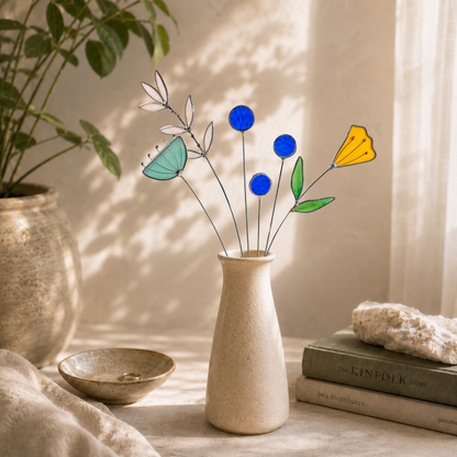Stained Glass Wildflower Arrangement | Forever Flower Bouquet
