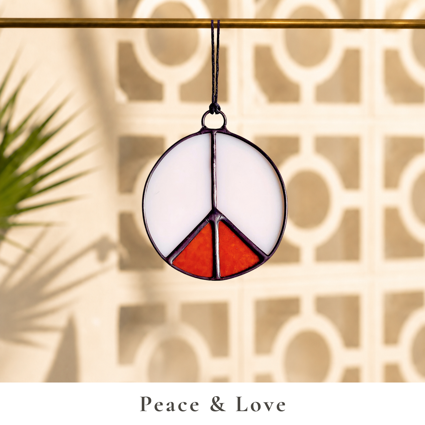 Peace Sign Christmas Ornament - Samara Designs Studio