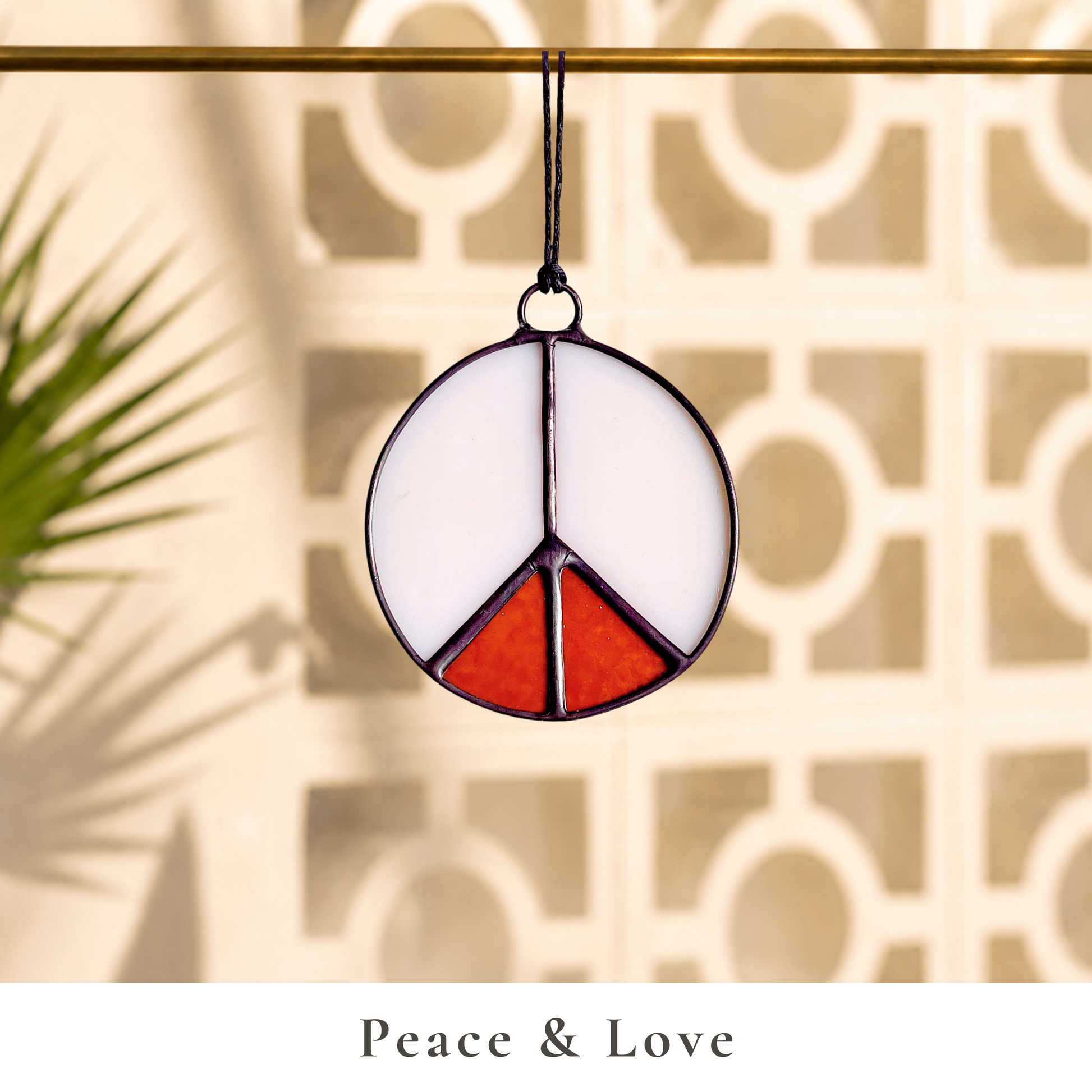Peace Sign Christmas Ornament - Samara Designs Studio